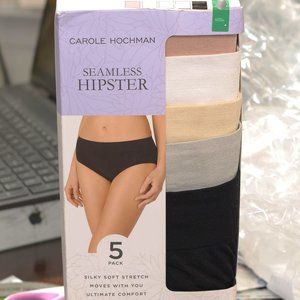 Carole Hochman‎ Womens 5-Pack Seasmless Hipster